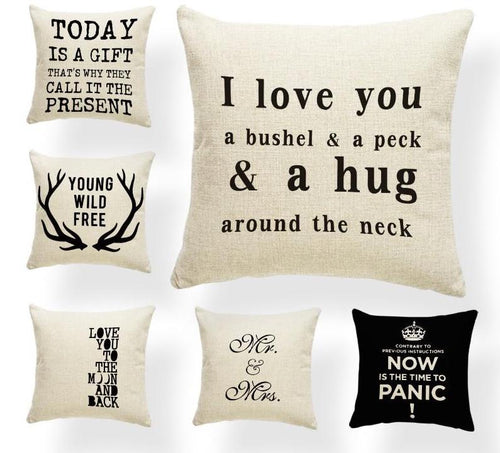 Pillow Talk! - Decorative Pillow Cover