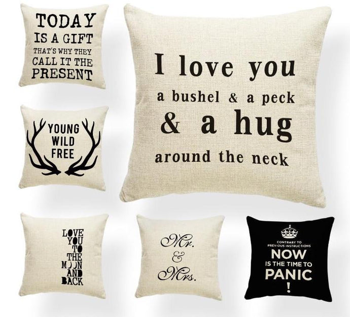 Pillow Talk! - Decorative Pillow Cover